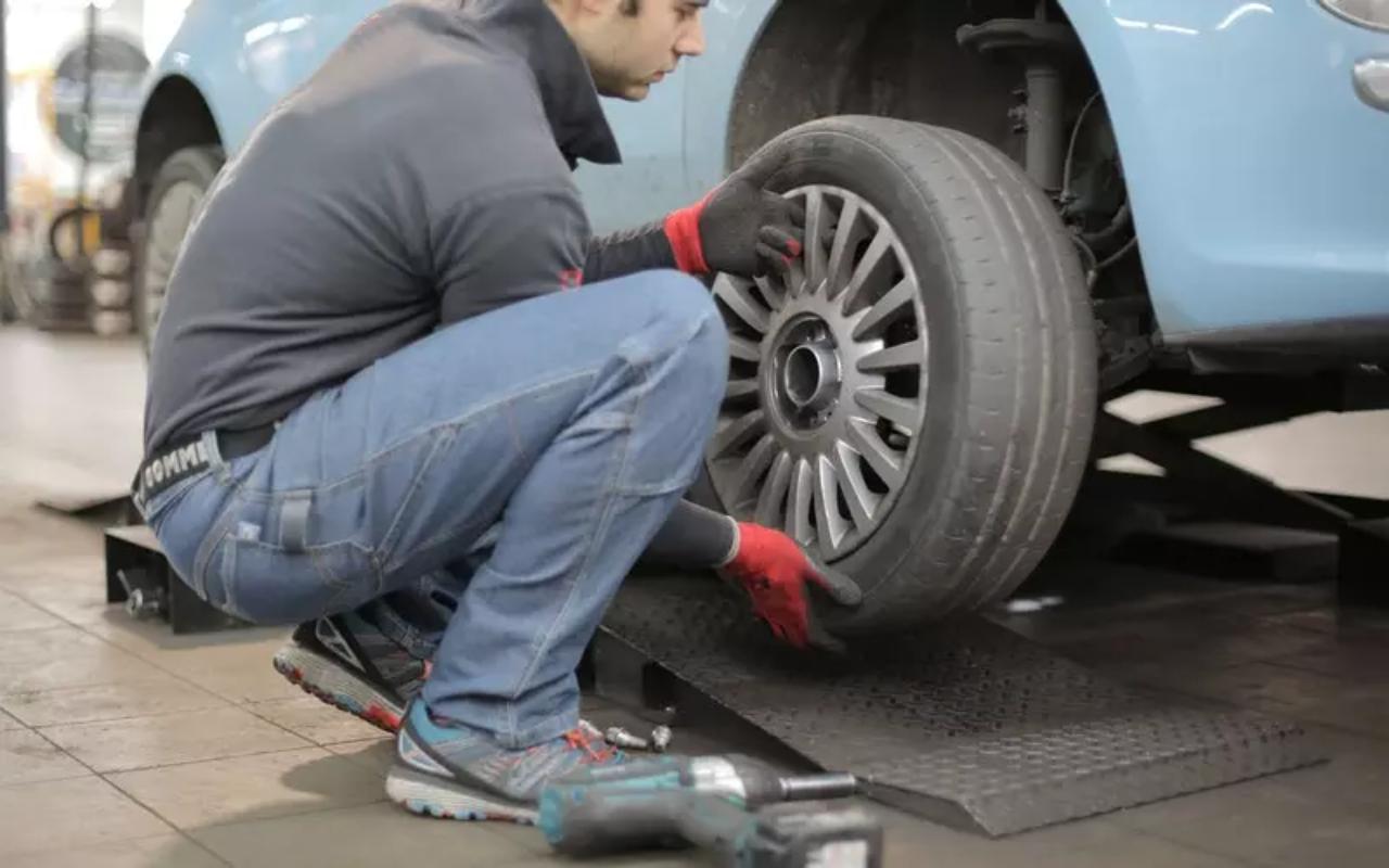 How to Pop a Tire Back on the Rim