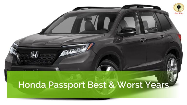 Honda Passport Best & Worst Years